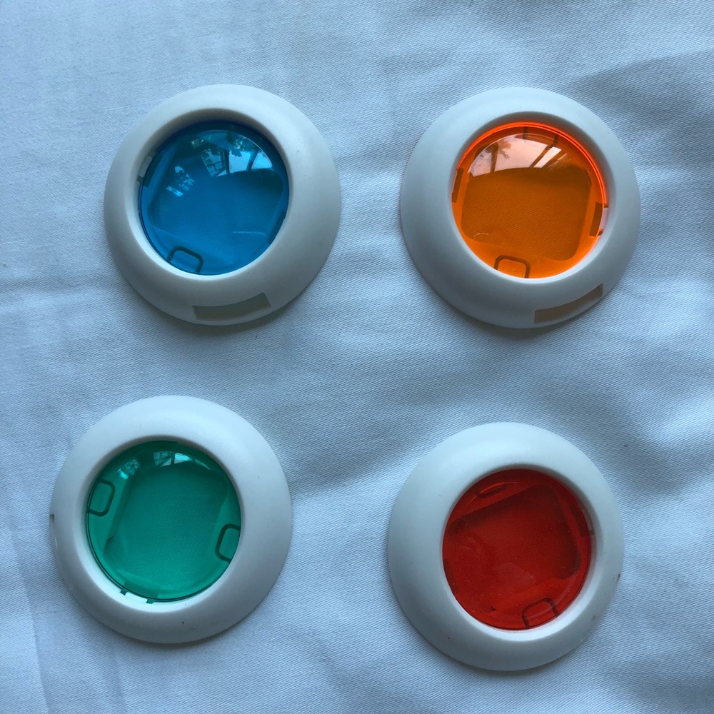 Colored Polaroid lenses Mini 8